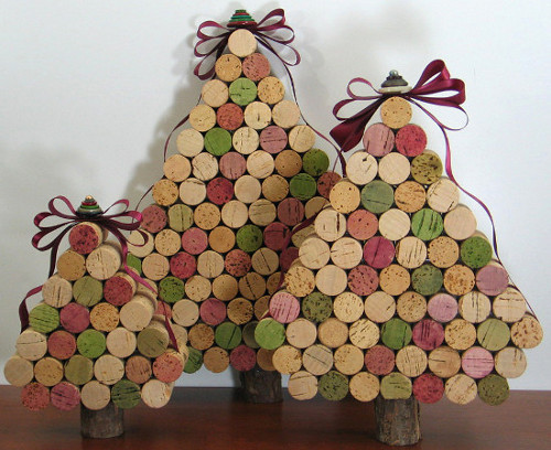 Mini �rvores em corti�a