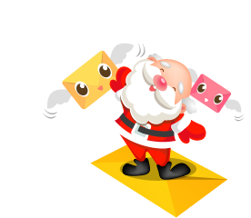 Pai Natal recebe cartas