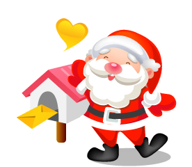 Pai Natal recebe correio