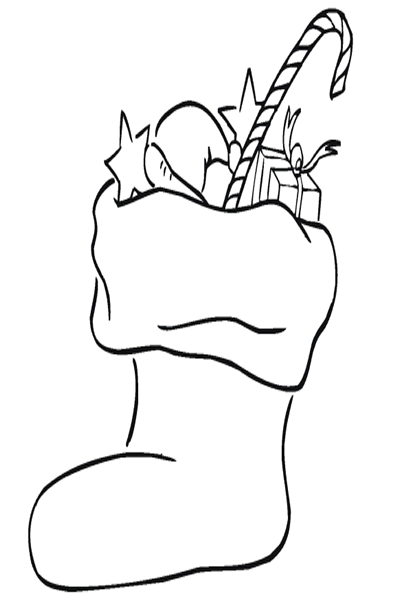 Bota do Pai Natal cheia de Presentes