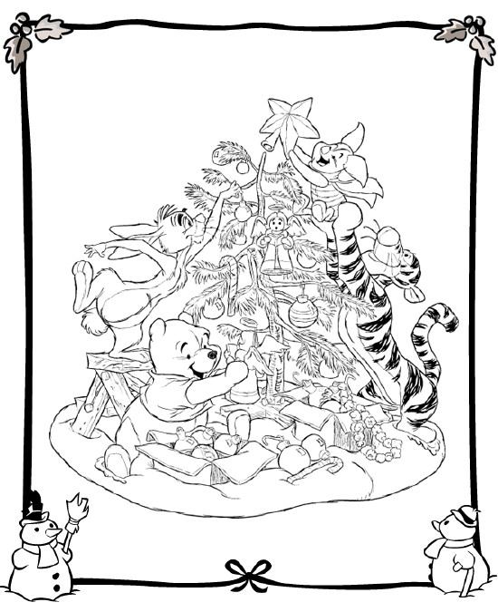 animais da floresta a colocar enfeites na arvore