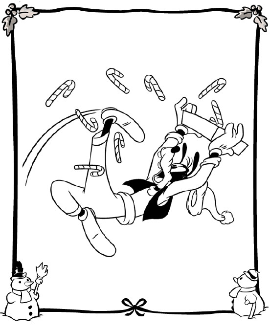 Pateta da um trambolhao com doces e guloseimas